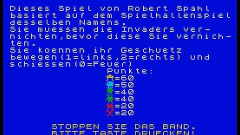 Space Invaders Review for the Sinclair ZX Spectrum by John Gage