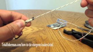 How To Tie Sturgeon Leaders And Rigs