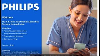 Navigate the Care Assist mobile application (PIC iX 4.4)