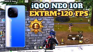 iQOO Neo 10R | Smooth + 120 FPS Gameplay | BATTLEGROUND MOBILE INDIA || Gaming Phone |