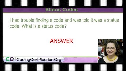 ICD-9 Coding Tutorial — What is a Status Code?