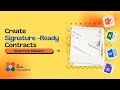 Automate Contracts &amp; NDAs from Google Forms | Signature-Ready PDF Workflows