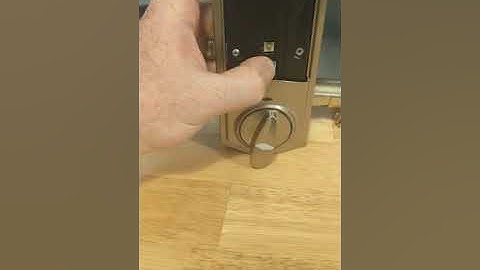 Kwikset Smartcode 888 - How to Factory Reset Lock