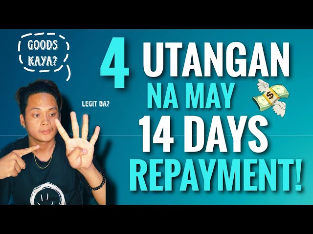 4 UTANGAN na may 14 DAYS REPAYMENT! | FAST APPROVAL! class=