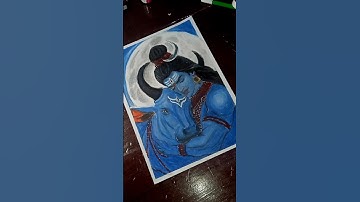 siva ji drawing (part-5) #art #shortfeed #shorts #trending