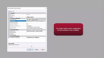 Backup a Stratix switch configuration using FactoryTalk AssetCentre