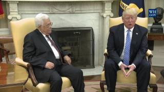 President Trump Meets with President Abbas