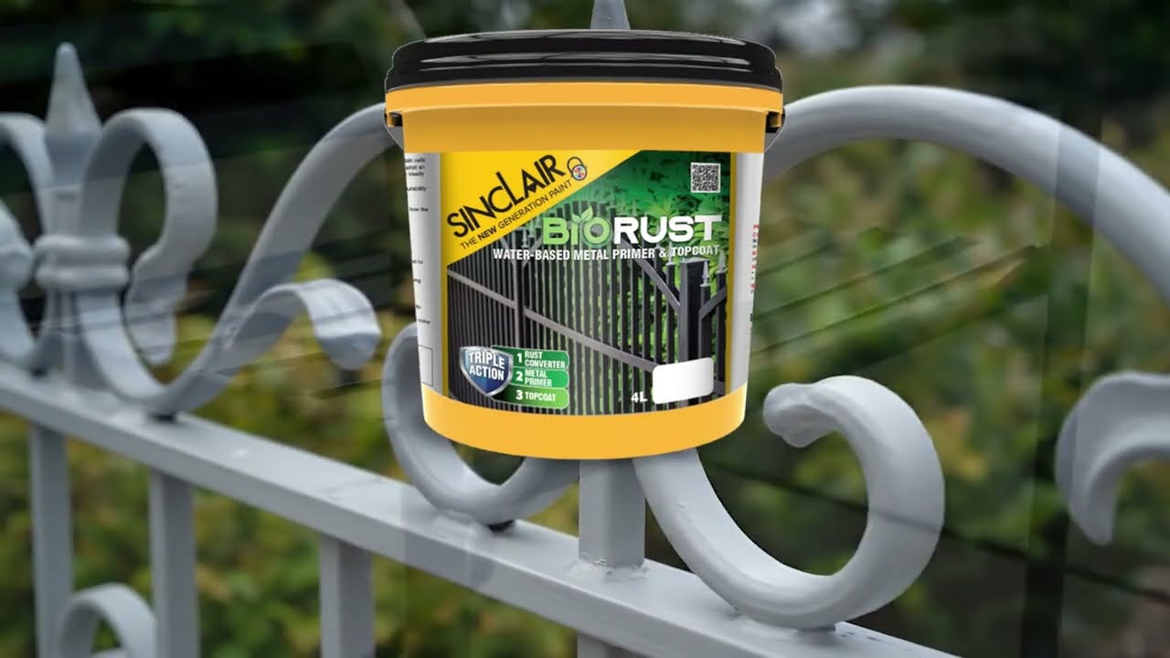 Rust Protection Without Harsh Chemicals | BioRust Water-Based Metal Primer & Top Coat