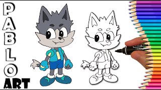 How To Draw Trickshot From Trick Moon Learn To Draw Step By Step