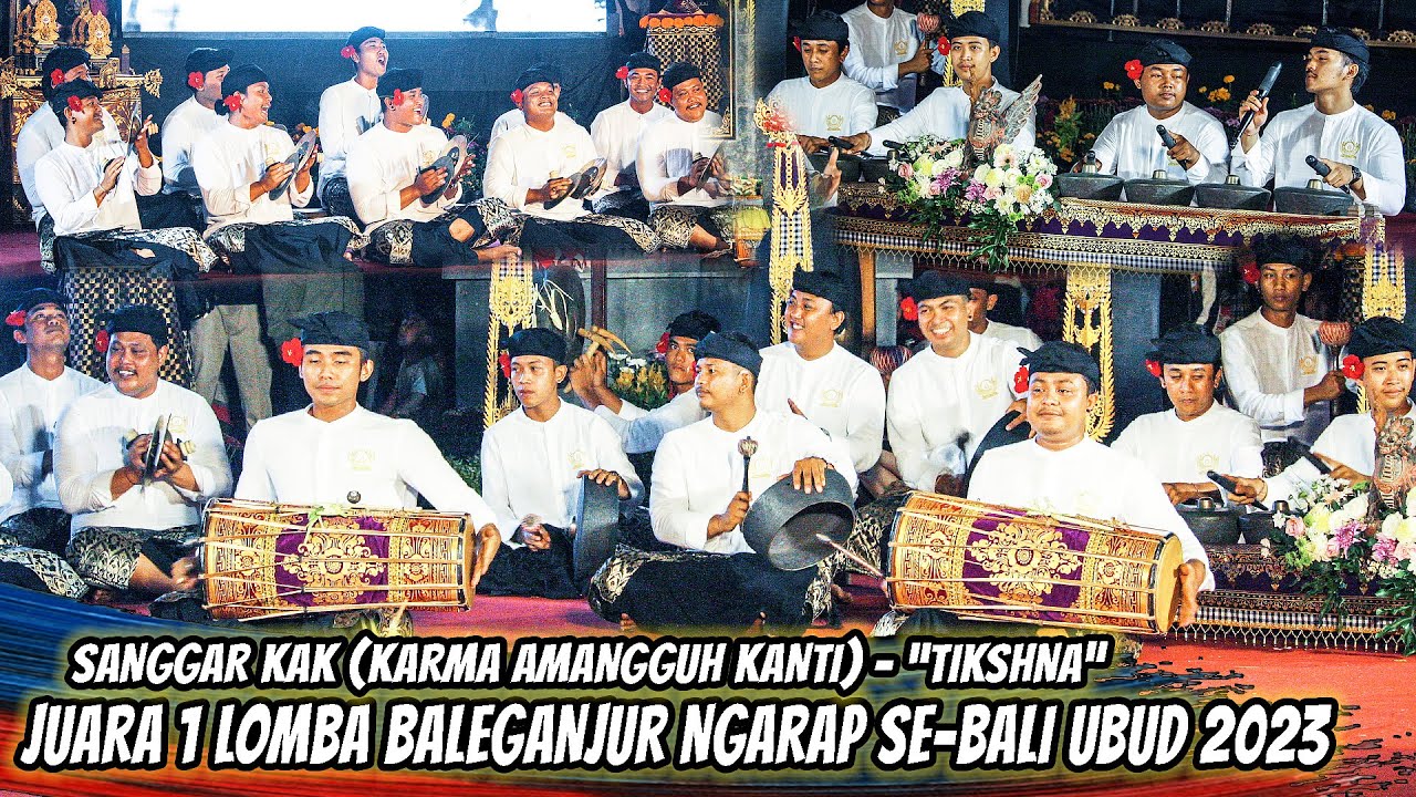JUARA 1 BALEGANJUR NGARAP SANGGAR KAK | LOMBA BALEGANJUR NGARAP SE-BALI UBUD KELOD 2023