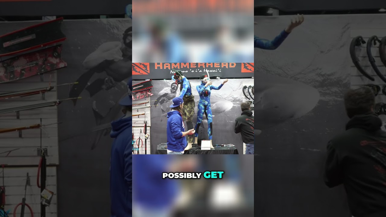 This mask changes everything underwater #diving #speargishing