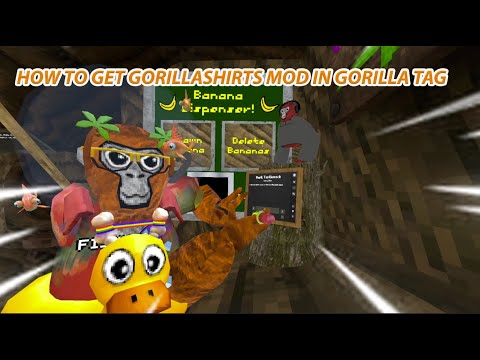 HOW TO GET GORILLASHIRTS MOD IN GORILLA TAG
