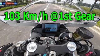 KOVE 450RR Reaches 103 Km/h at 1st Gear