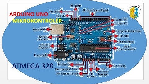 Arsitektur dan fungsi  bagan dari Mikrokontroler atmega 328 (Arduino Uno)