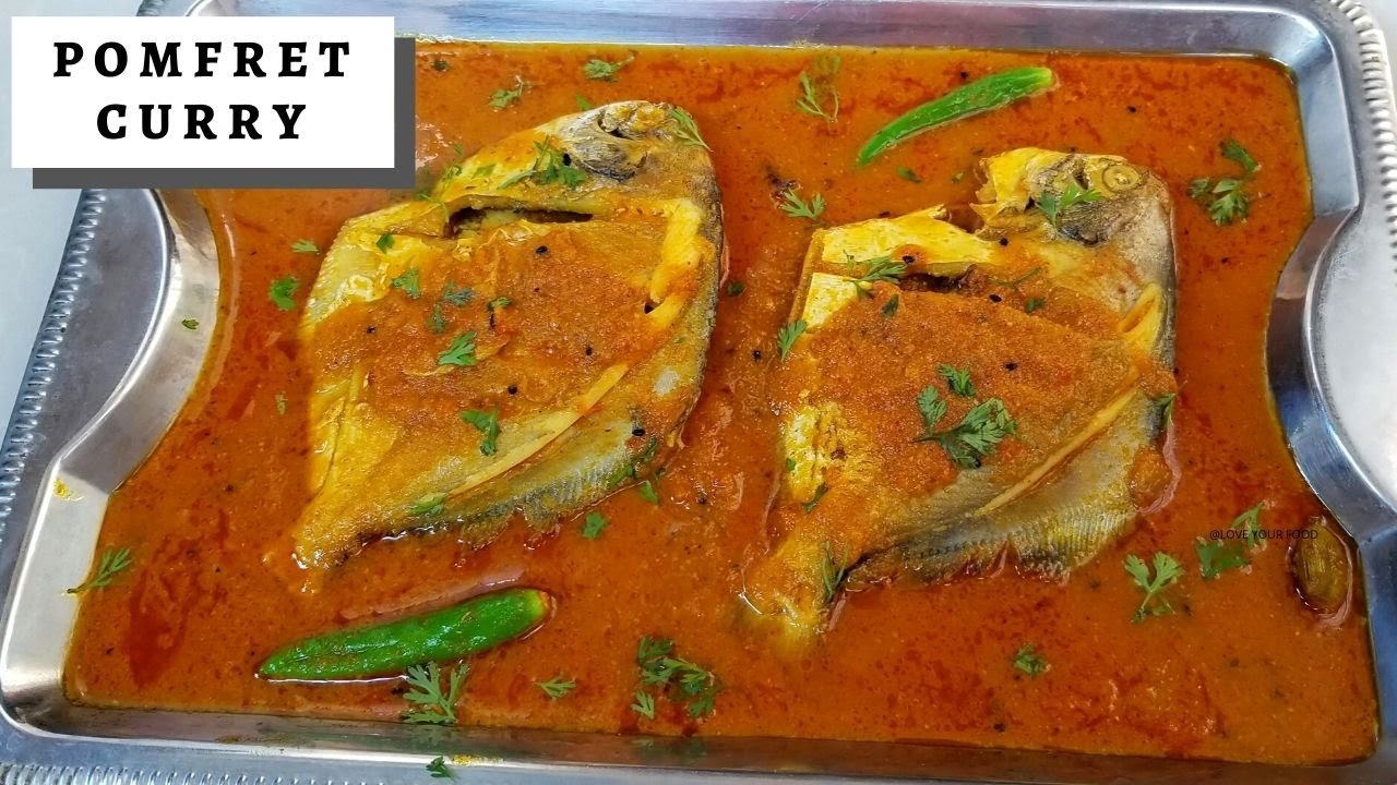 Pomfret Fish Curry | Pomfret Fish Recipe | Pomfret Curry | Fish Curry ...