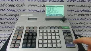E026 Error Code Casio SE-S400 SE-S800 PCR-T500 PCR-T520 Cash Register