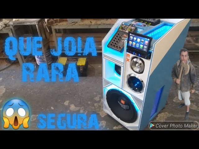 Caixa bob esponja tornado jbl 🌪medios banda #somautomotivo esse fico top