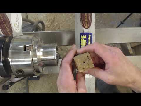 Woodturning - Oak Burr Light Pull - Scraps to Cash!