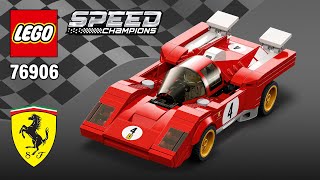 LEGO® Speed Champions 1970 Ferrari 512 M (76906)[291 pcs] Building Instructions | Top Brick Builder