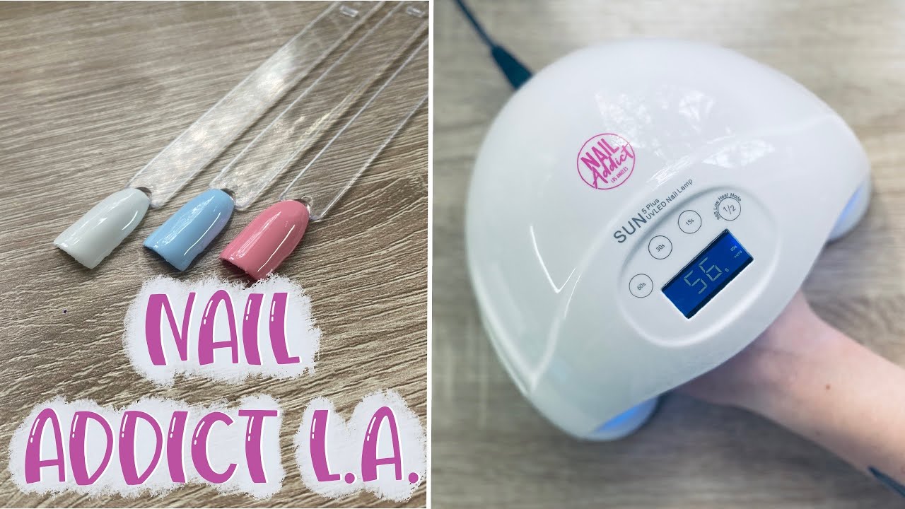 New Nail Lamp | Nail Addict LA Gel Polishes + UV/LED lamp