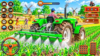 Real Tractor Farming Game Asia: Tractor Watering Crops in Village Fields - Tractor android gameplay screenshot 2