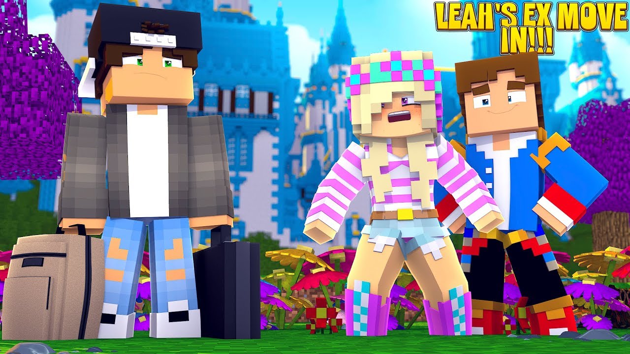 Minecraft LITTLE LEAH'S EX BOYFRIEND MOVES INTO THE PALACE??? w/ LITTLE DONNY