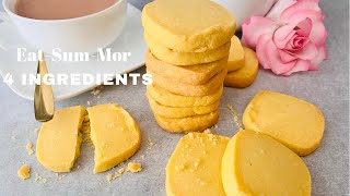 Melt in your mouth| EatSumMor recipe |3 Ingredients recipe | Cookies | Shortbread| Biscuits