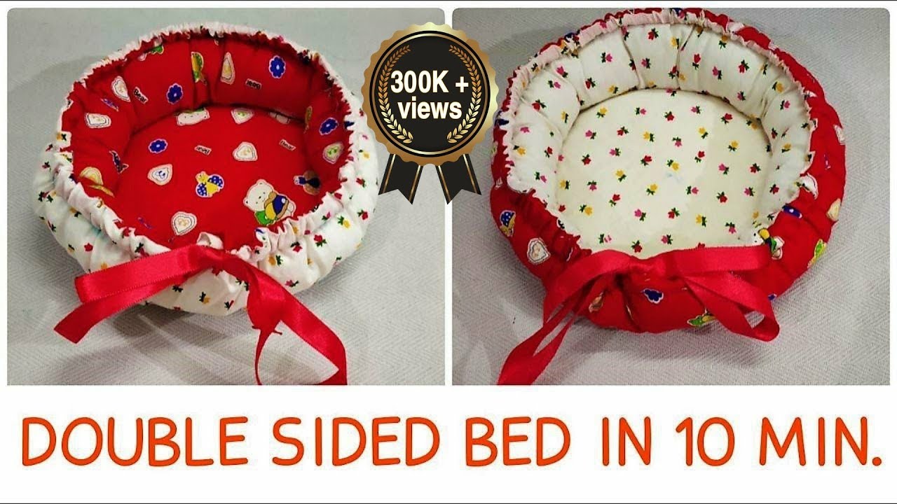 10 मिनट में बनाए लड्डू गोपाल जी का ये सुन्दर बिस्तर|| HOW TO MAKE LADDU GOPAL JI BED IN 10 Min.|| #4