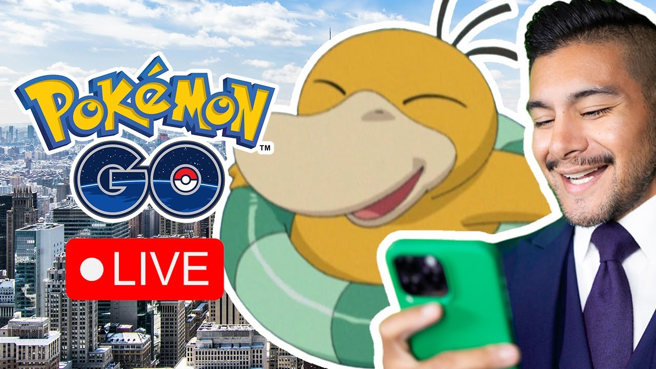 SHINY Psyduck hunt! - Pokémon Go IRL in New York City LIVE Manhattan - September 12th, 2025
