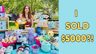 Crochet Craft Fair Vlog ☀ What Sold & What Didn’t