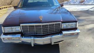 1991 Cadillac Coupe DeVille Dark Auburn with Cinnamon #1 1991 Cadillac Coupe Deville For Sale 7 900