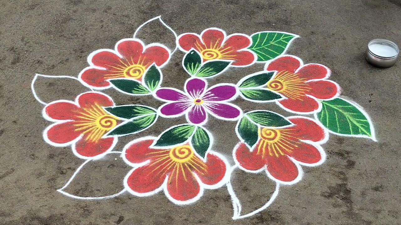 Masi magam special Rangoli kolam 5*3