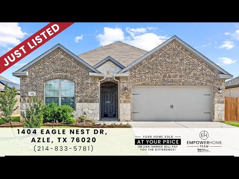 1404 Eagle Nest Dr, Azle, TX home video tour
