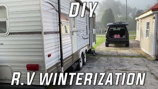 (DIY) how to winterize your travel trailer/RV the right way…