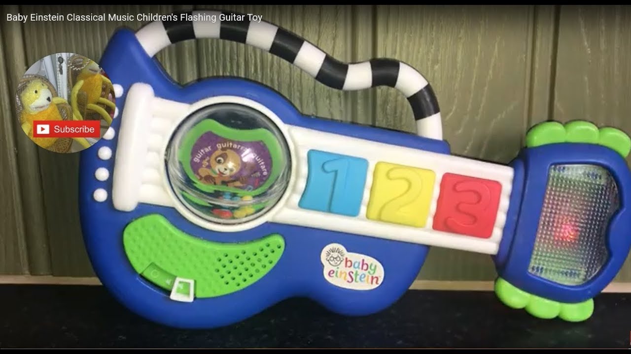 Baby Einstein Classical Music Children's Flashing Guitar Toy YouTube