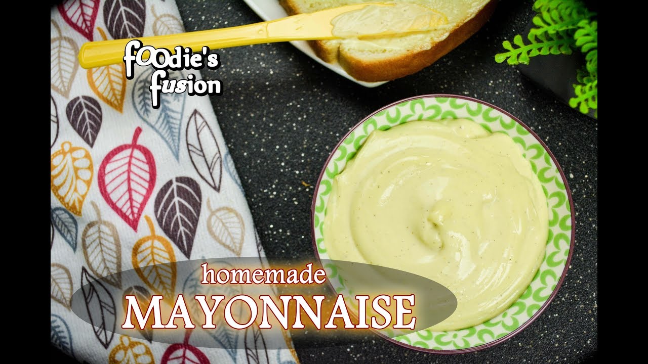 ২ মিনিটে ঘরে তৈরি মেয়োনিজ Homemade Mayonnaise in 2 minutes How to