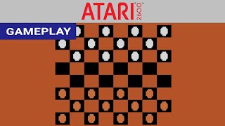 Video Checkers (Atari 2600) - Gameplay Clip [HD] | RetroGameUp