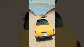 Truck And Car Vs Mega Ramp