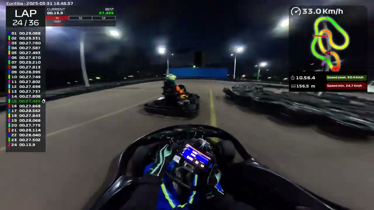 Kart CWB - NOVO Traçado 2025 - Shopping Boulevard - Treino - Corrida - 105kg - 29/03/25