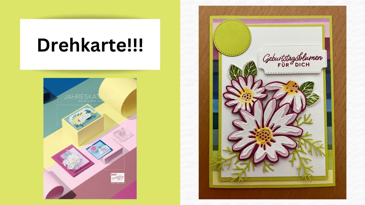 Drehkarte!! Mit den Produkten von Stampin`UP!