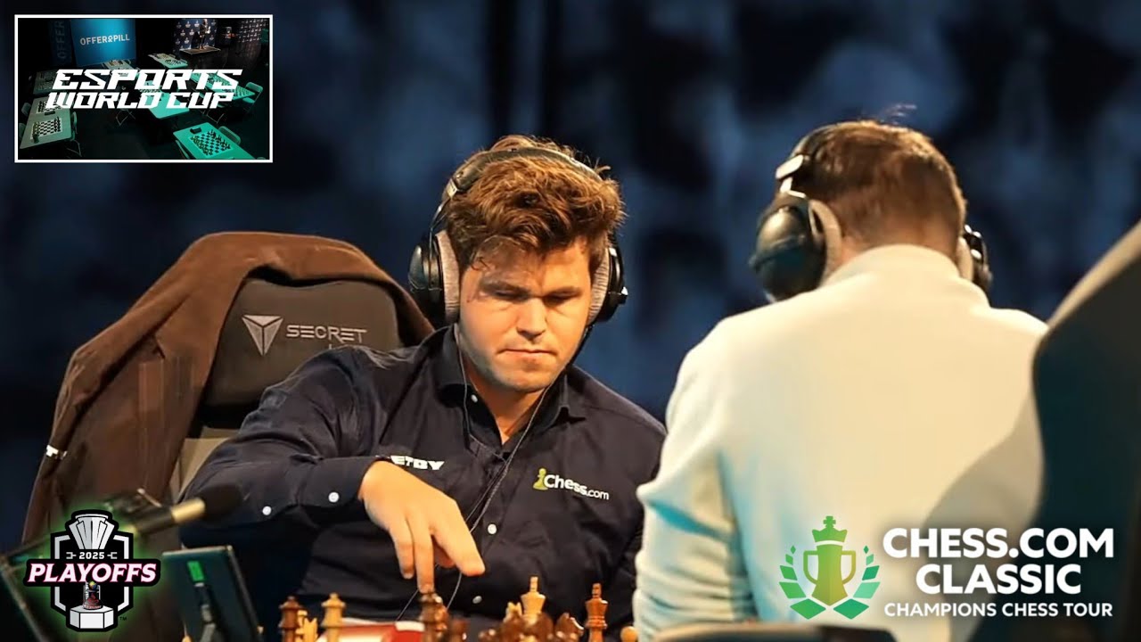 PLAYOFF!! Magnus Vs Duda, Jan-Krzysztof || Champions Chess Tour 2025