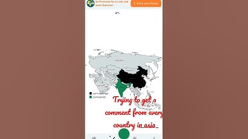 TRYING TO GET A COMMENT FROM EVERY COUNTRY IN ASIA PART 2