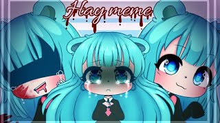 //Hay meme//Gachalife//60/70k special//Warning blood and flashing lights//(OLD)