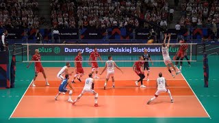 Wilfredo Leon in Goat Mode at Eurovolley 2021.