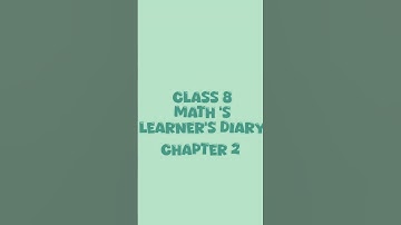 Class 8 Math