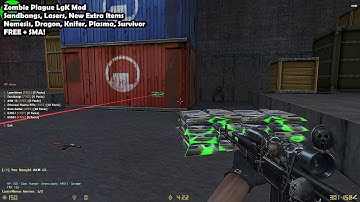 Counter-Strike 1.6 Download Zombie Plague LgK Mode + Laser + VIP Menu, Knifer, Dragon Mode Free 2020