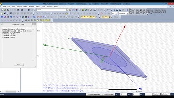 HFSS - Circular Patch Antenna using coaxial feeding/probe feeding