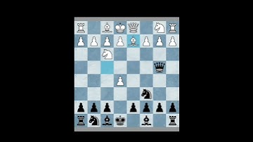 Englund gambit Queen trap and checkmate in 8 move | #chessgame #chessvideo #chessvideos #gameplay