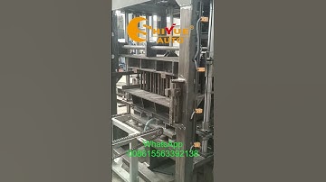 QT4 15 automatic 6 inch hollow block machine cement block machinery