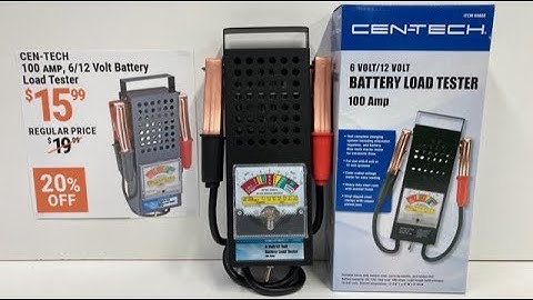Harbor Freight CEN-TECH 100 AMP Battery Load Tester